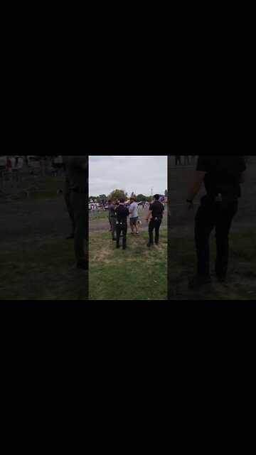 10/9/21 Richard Citizen Journalist getting kicked out of the T-Man Rally in Iowa- Not Sure Why Yet.