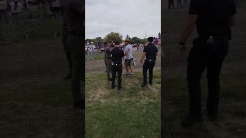 10/9/21 Richard Citizen Journalist getting kicked out of the T-Man Rally in Iowa- Not Sure Why Yet.