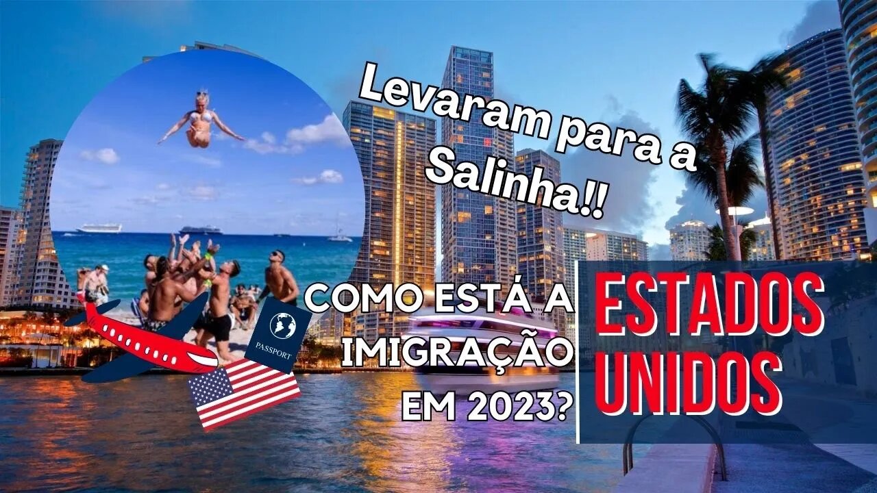 Passei pela Imigração na Flórida em Agosto de 2023! Como Está Sendo? Mandaram ele para a salinha!