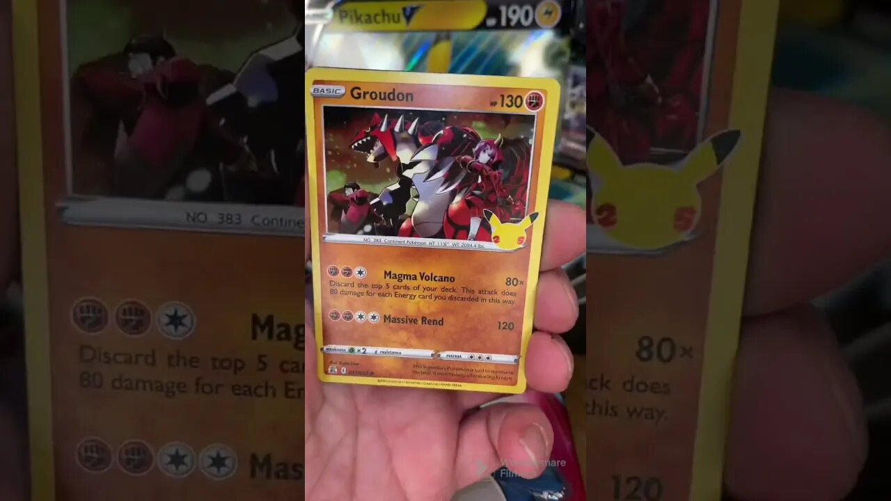 Pokemon Celebrations! I can’t believe I just pulled this. #shorts #pokemon #charizard￼