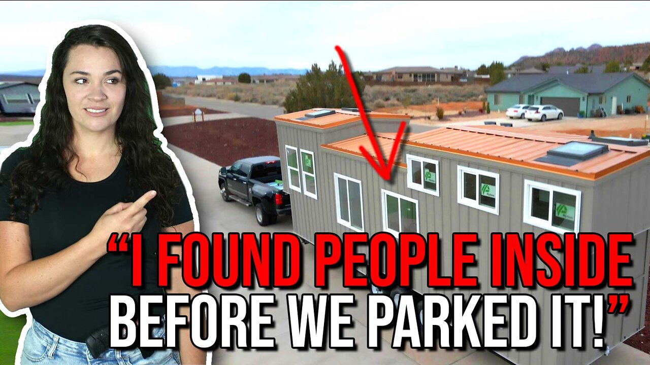 Tiny Home Tour - Autumn Found People Inside Before It Was Even Parked