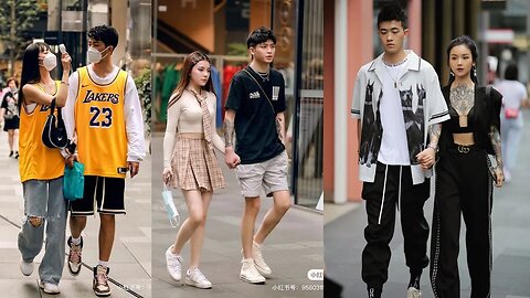 Chinese Couples Street Fashion Ep 27