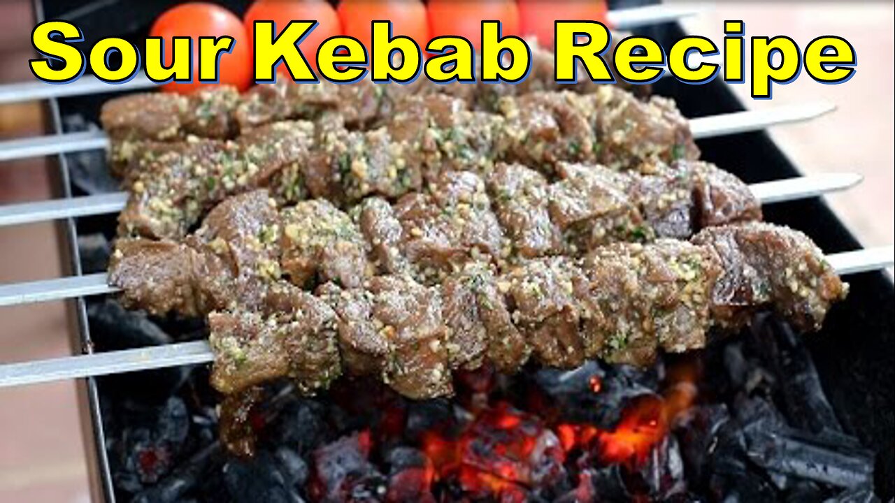 Iranian Delight: Tangy Marinated Kebab Recipe-4K