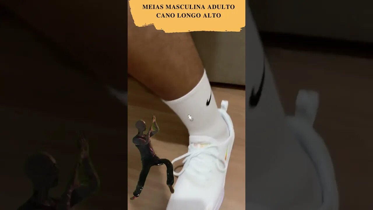 Meias Masculina Adulto Cano Longo Alto @ScanPlay