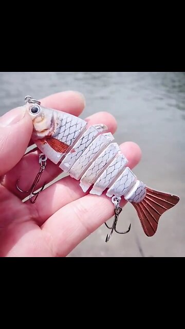 Multi Jointed Sections Artificial Hard Bait Fishing Lure