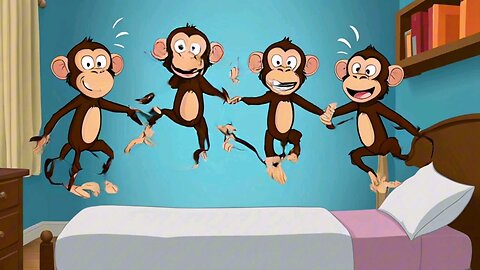 Five Little Monkey | Kids Rhyme and Children Song