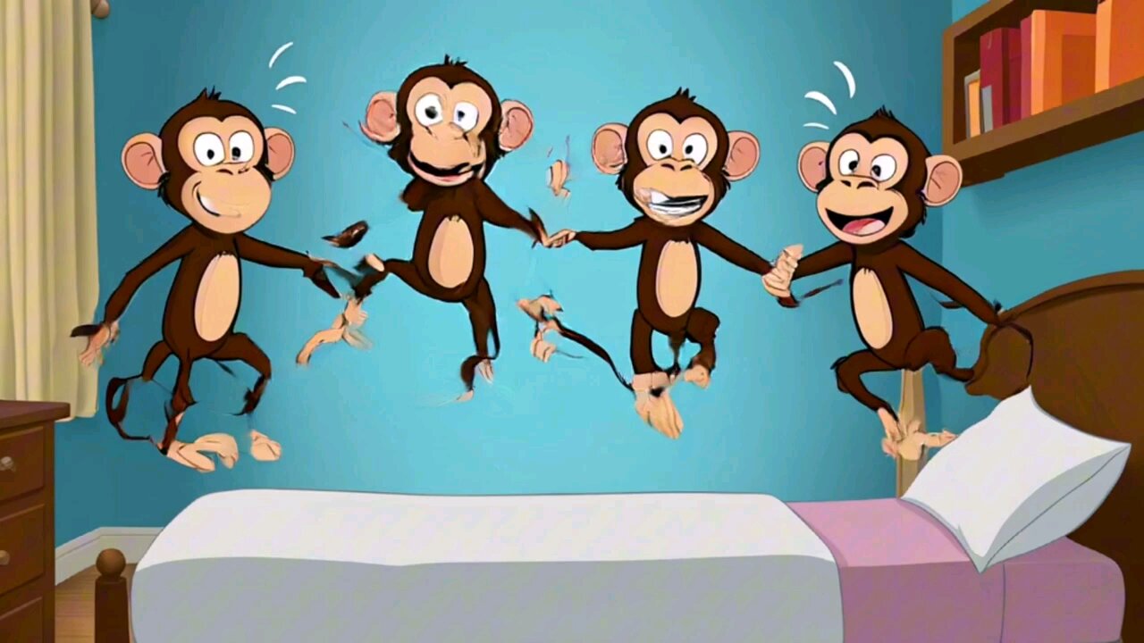 Five Little Monkey | Kids Rhyme and Children Song