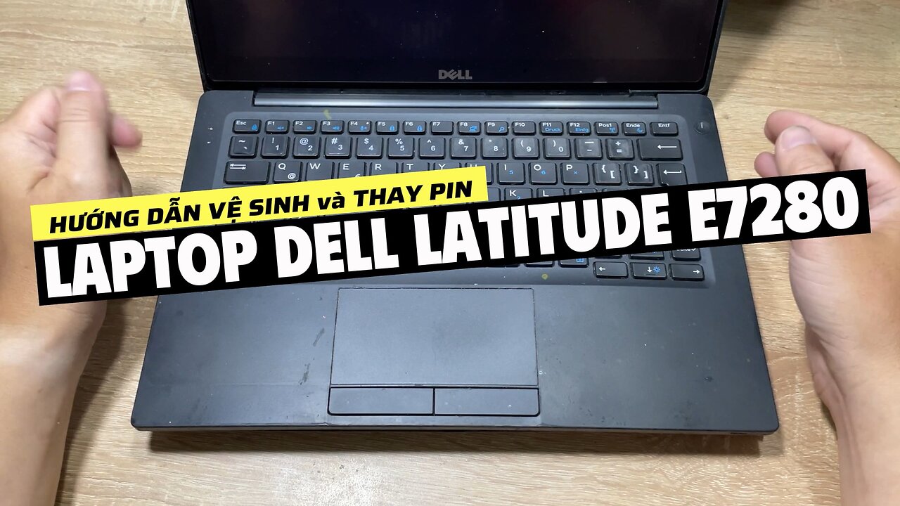 Laptop Dell Latitude E7280, Replace PIN Battery, Clean PC, New Thermal / Disassembly, Tear Apart