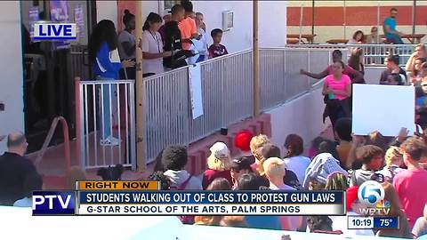 Web Exclusive: South Florida schools walkout to protest gun violence (19 minutes)