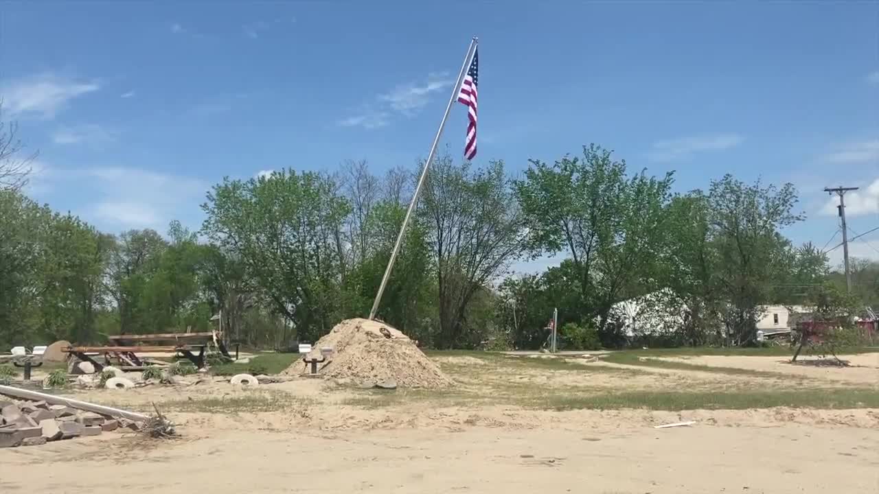 Mid-Michigan mom who lost son in Iraq vows to rebuild memorial destroyed in flood