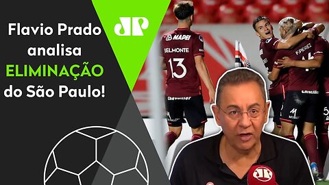 FOI MAIS UM VEXAME? Flavio Prado analisa ELIMINAÇÃO do São Paulo pro Lanús!