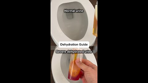 Your urine when dehydrated