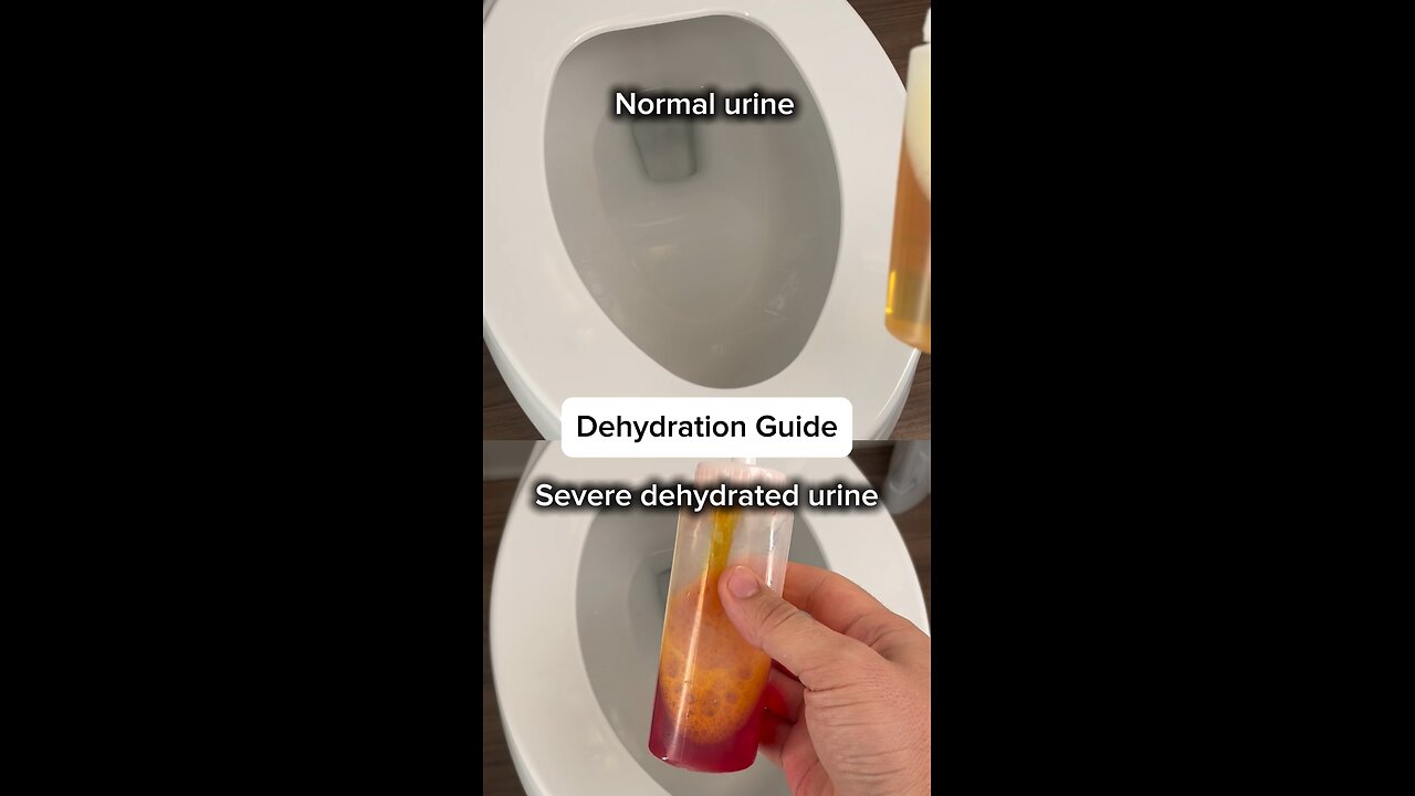 Your urine when dehydrated