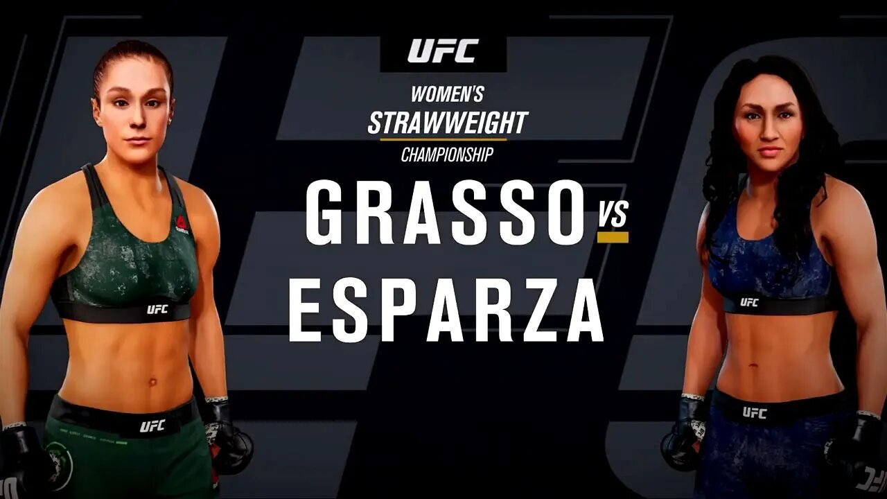 EA Sports UFC 3 Gameplay Carla Esparza vs Alexa Grasso