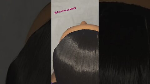 Scalp Massage With Hair Brush 💆🏽‍♀️ #asmr #asmrsounds #anon7mousasmr #relaxing #reels