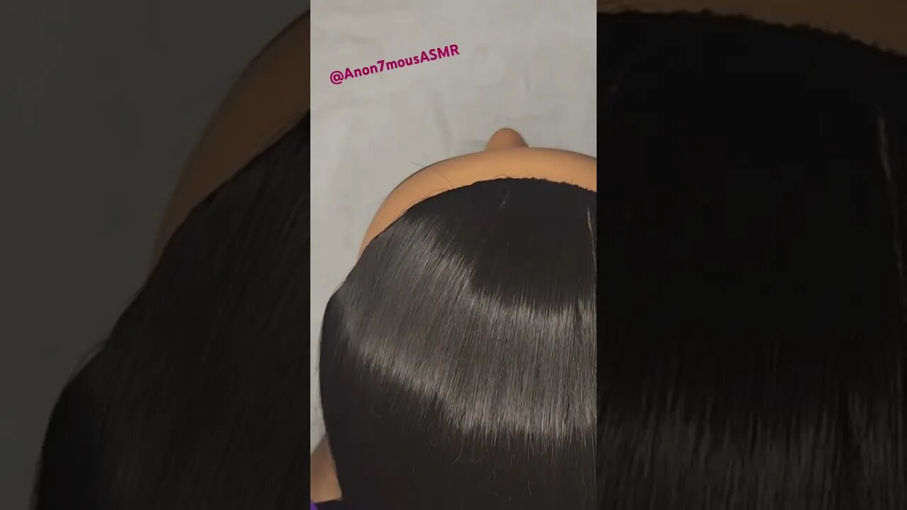 Scalp Massage With Hair Brush 💆🏽♀️ #asmr #asmrsounds #anon7mousasmr #relaxing #reels
