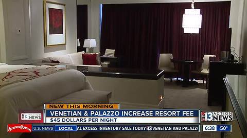 Highest resort fees in Las Vegas