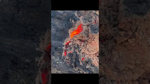 Ground Splits Open To Reveal Lava-Like Rock Burning Underneath
