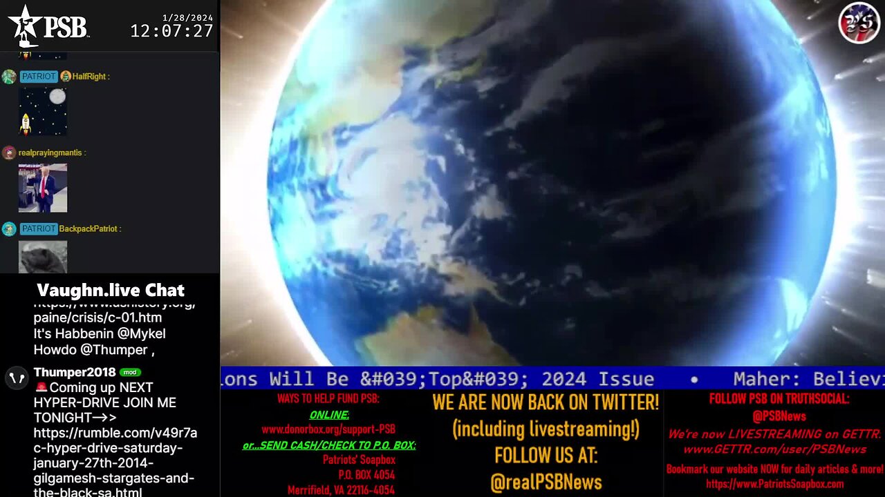 2024-01-28 00:00 EST - Hyper-Drive "The Early Edition": with Thumper