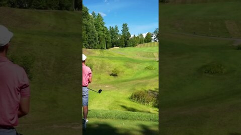The driver stinger uphill!