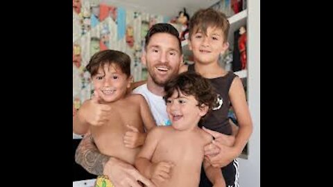 Leo Messi as father