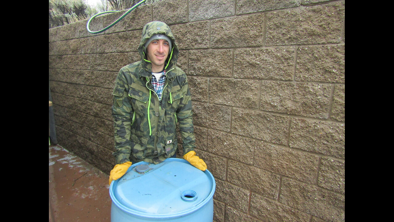 A 55 Gal. Rain Barrel Destroys 1000 Water Co. Lies