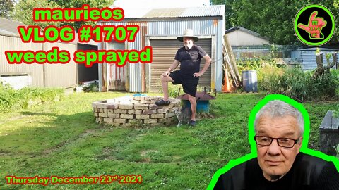 maurieos VLOG #1707 weeds sprayed