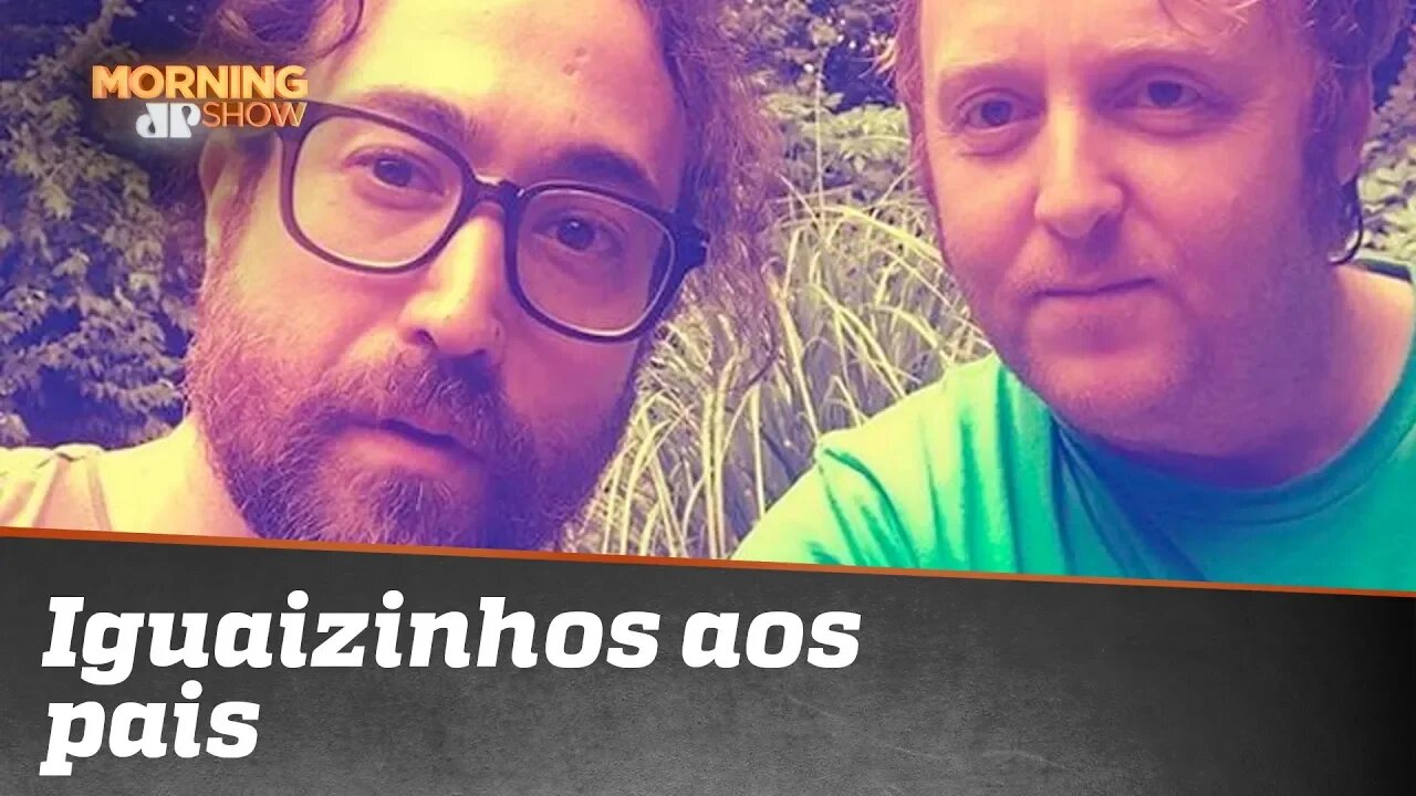 Filhos de John Lennon e Paul McCartney são idênticos aos pais