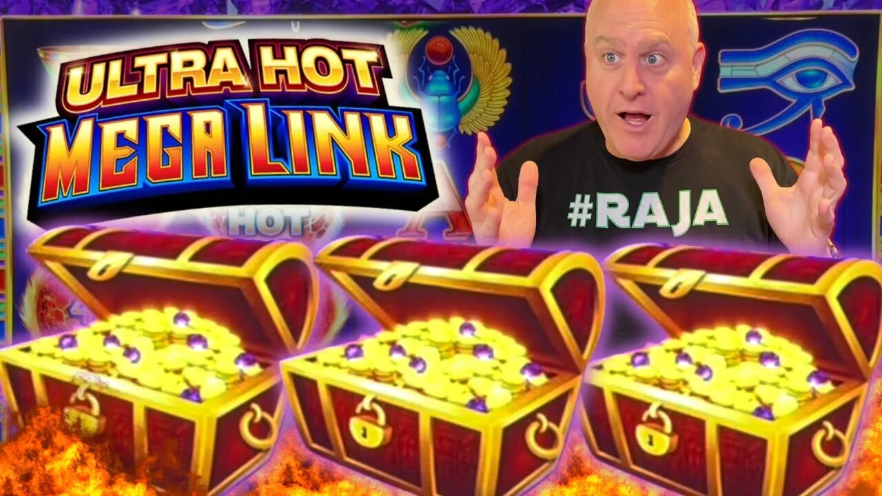 2 MEGA JACKPOTS on Ultra Hot Mega Link in LAS VEGAS! 🤑 High Limit $60 Spins!