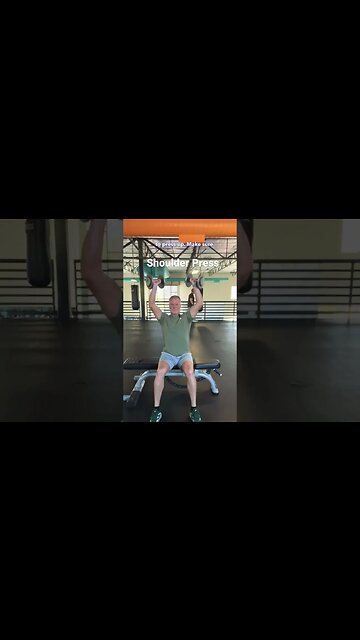 Shoulder Press At Home Or In The Gym #shorts