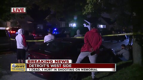 1 dead, 1 hurt in shooting on Detroit's west side