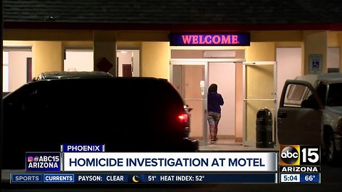 Homicide investigation underway at Phoenix motel