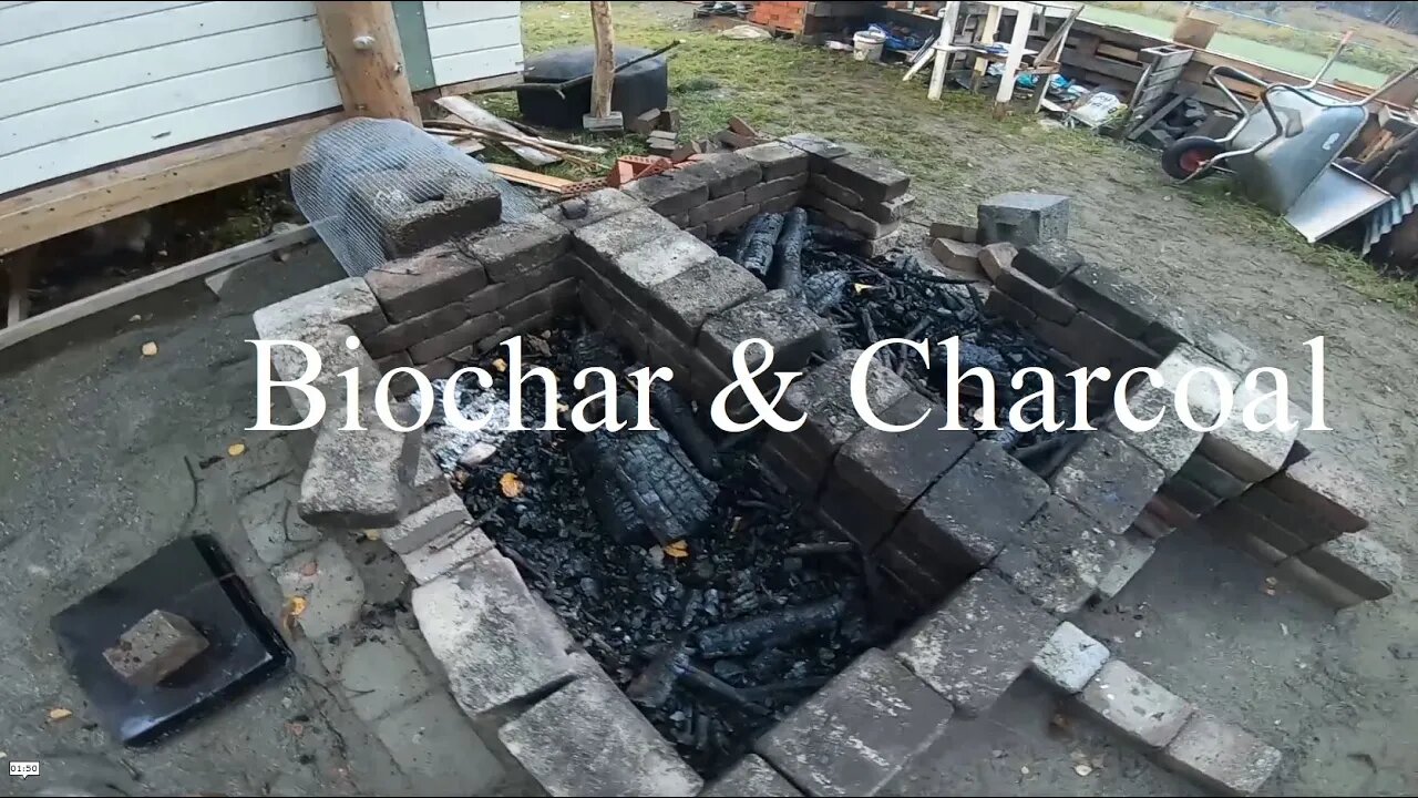 How I prepare my charcoal and biochar part 1