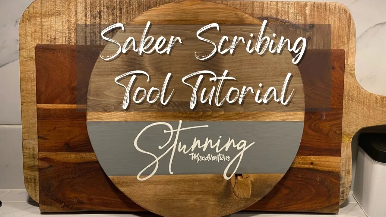 Saker Scribing Tool Tutorial | ROUND CHARCUTERIE BOARD