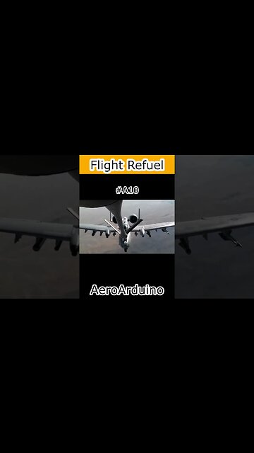 Watch Crazy #A10 Flight Refueling #Aviation #Fly #AeroArduino