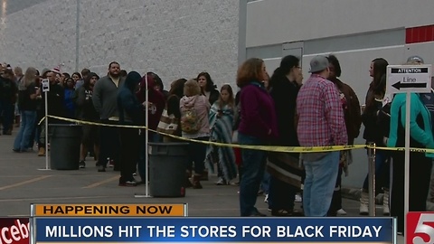 Black Friday Shoppers Take On Tennessee Stores