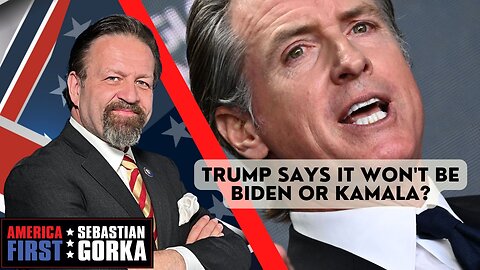 Trump says it won't be Biden or Kamala. Matt Boyle with Sebastian Gorka on AMERICA First