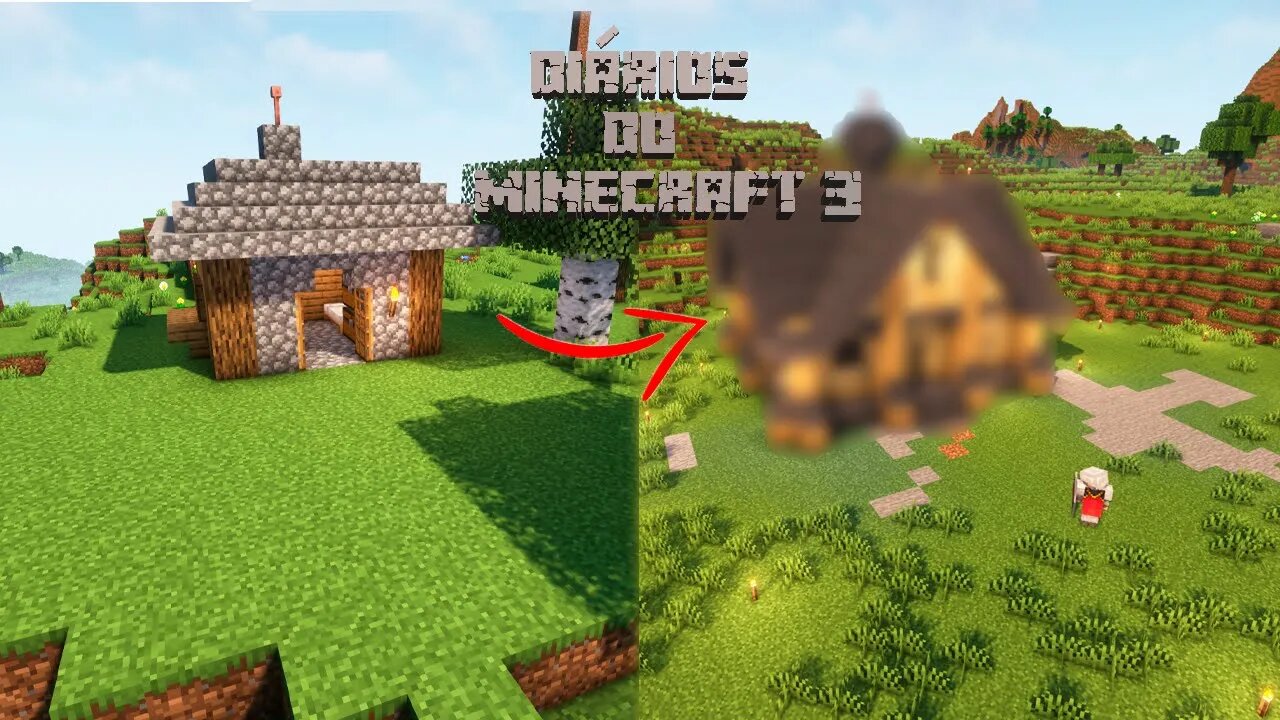 Diários do Minecraft #3 Finalmente casa nova e uma surpresa