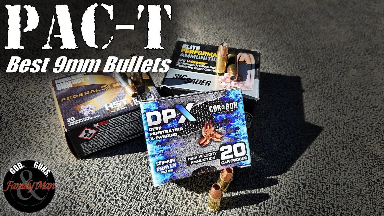 PAC-T Ballistic Testing the Best 9mm Bullets