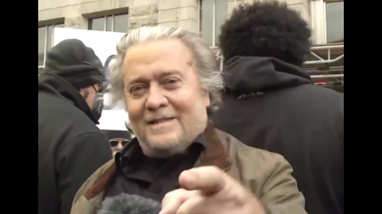 Steve Bannon turns himself in - "focus on signal, not noise, this is all noise."