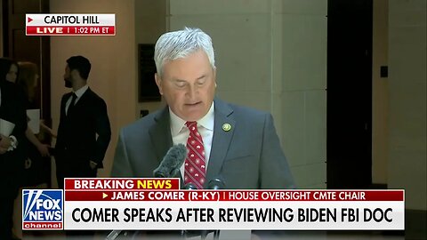 Chair James Comer: "We Will Now Initiate Contempt Of Congress Hearings This Thursday" Against FBI