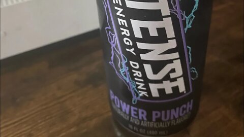 Drink review-NTENSE ENERGY DRINK ~power punch flavor