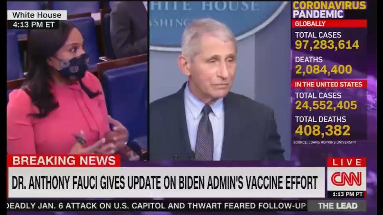 Dr. Fauci Accidentally Debunks CNN's Big Lie On Trump Vaccines