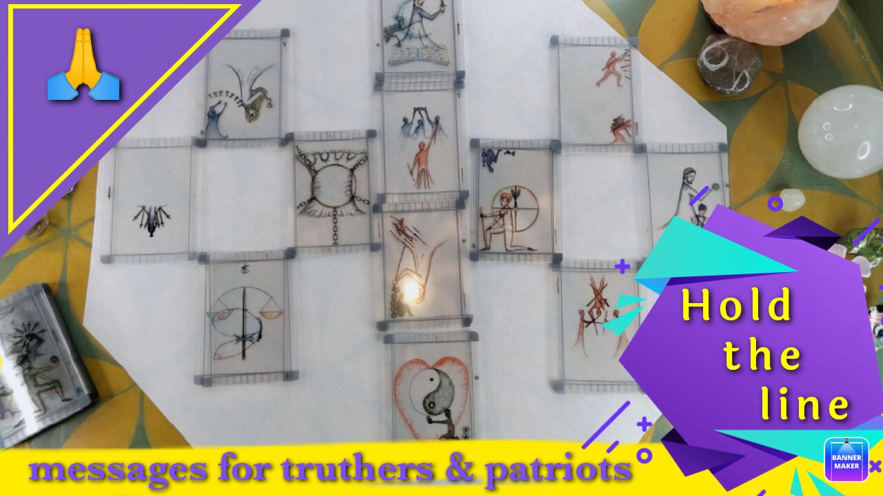 Hold the line! Tarot messages for truthers and patriots. May 2022