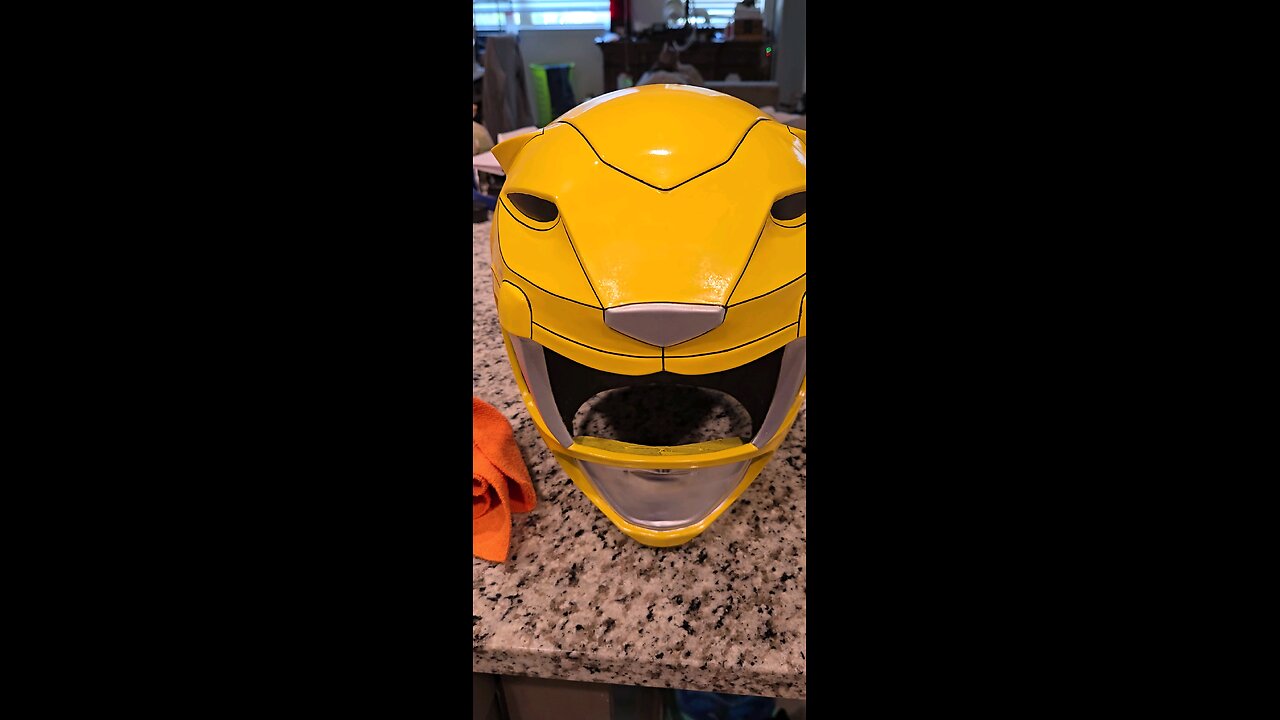 how to wet sand imperfections on cosplay helmets #follow #mmpr #like #cosplay