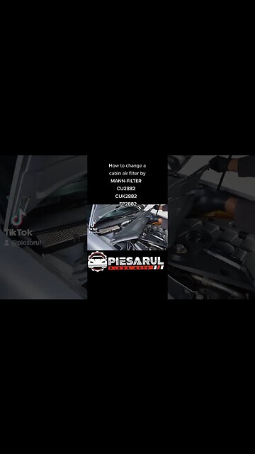#How to #change a #cabin #air #filter by #MANN-FILTER #CU2882 #CUK2882 #FP2882 #piesarul