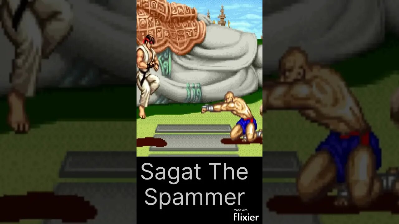 Sagat the Spammer (Street Fighter II: The Satire Edition) #shorts