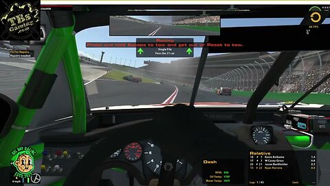 Xfinity ranked race . Didn't make it past the first lap. Lost SR -.016 & IR -76. #iracing