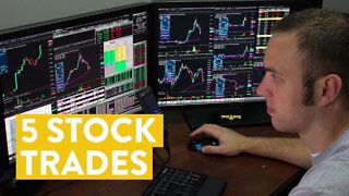 [LIVE] Day Trading | 5 Stock Trades (and… disappointment)