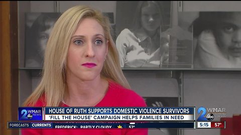 WMAR 2 News partners with House of Ruth Maryland to "Fill the House"